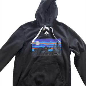 Sunset Deck Hoodie Black